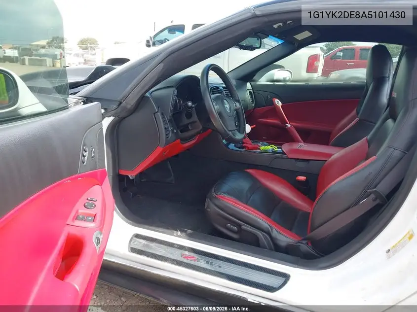 2010 Chevrolet Corvette Z06 Hardtop VIN: 1G1YK2DE8A5101430 Lot: 45327603