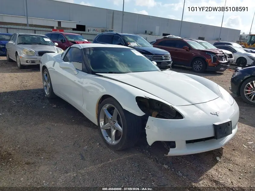 2011 Chevrolet Corvette VIN: 1G1YF2DW3B5108591 Lot: 45548880
