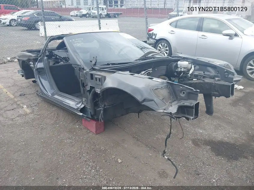 2011 Chevrolet Corvette Zr1 VIN: 1G1YN2DT1B5800129 Lot: 45615370