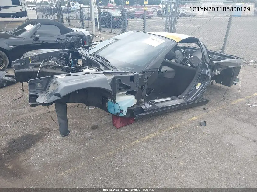 2011 Chevrolet Corvette Zr1 VIN: 1G1YN2DT1B5800129 Lot: 45615370