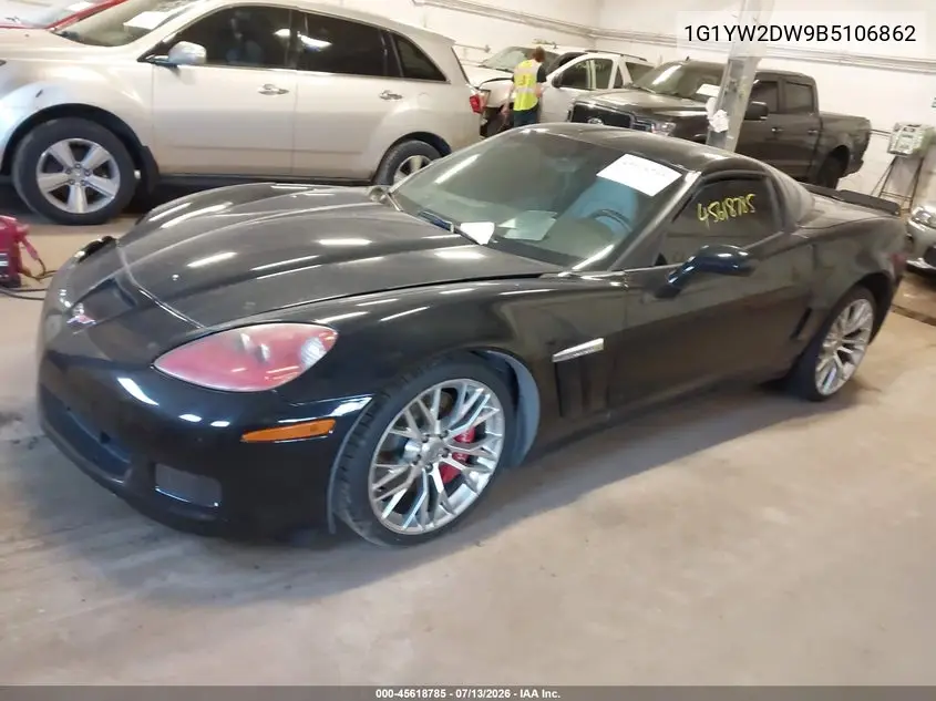 2011 Chevrolet Corvette Grand Sport VIN: 1G1YW2DW9B5106862 Lot: 45618785