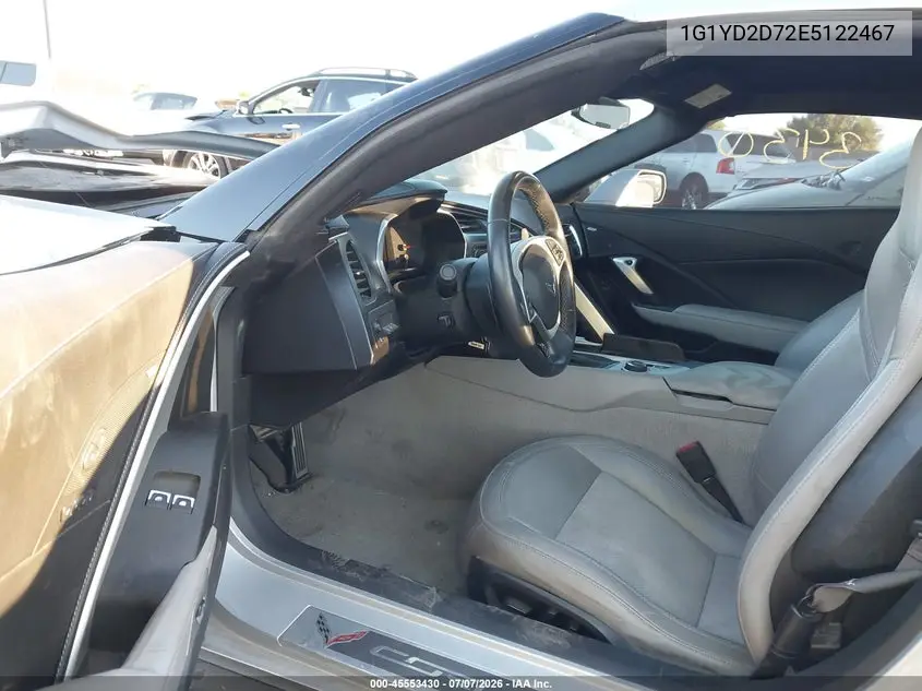 2014 Chevrolet Corvette Stingray VIN: 1G1YD2D72E5122467 Lot: 45553430