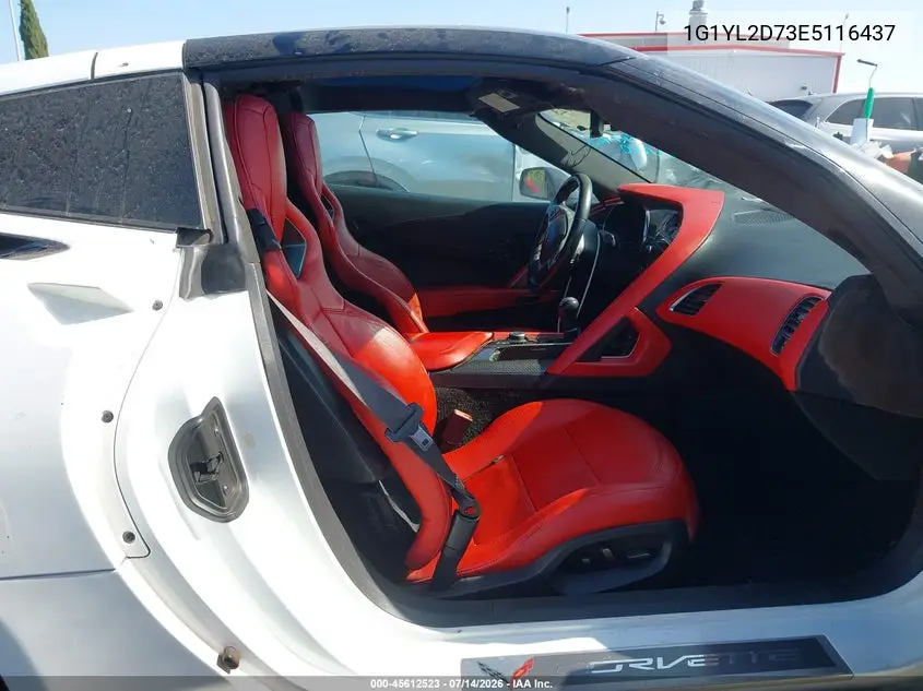 2014 Chevrolet Corvette Stingray Z51 VIN: 1G1YL2D73E5116437 Lot: 45612523