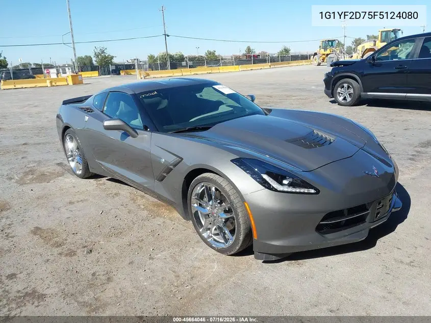 2015 Chevrolet Corvette Stingray VIN: 1G1YF2D75F5124080 Lot: 45664046