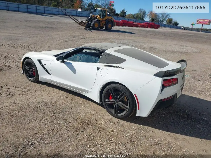 1G1YD2D76G5117565 2016 Chevrolet Corvette Stingray