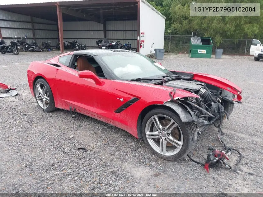 2016 Chevrolet Corvette Stingray VIN: 1G1YF2D79G5102004 Lot: 45611473