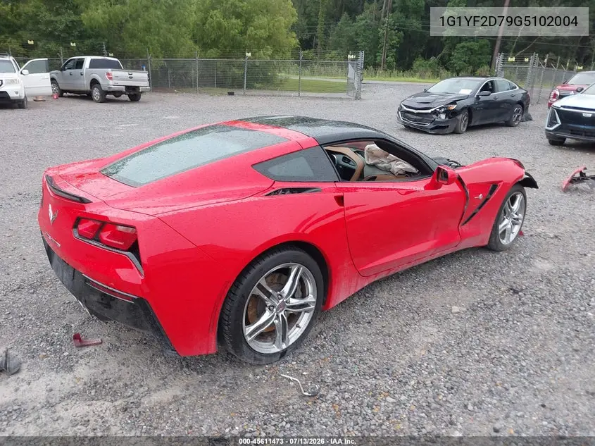 2016 Chevrolet Corvette Stingray VIN: 1G1YF2D79G5102004 Lot: 45611473