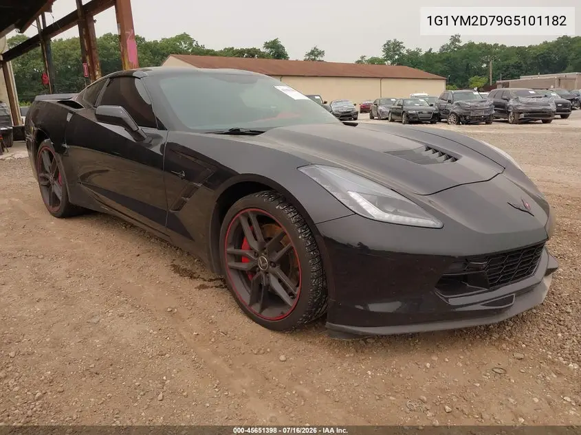2016 Chevrolet Corvette Stingray Z51 VIN: 1G1YM2D79G5101182 Lot: 45651398