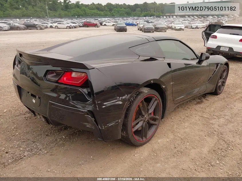 2016 Chevrolet Corvette Stingray Z51 VIN: 1G1YM2D79G5101182 Lot: 45651398