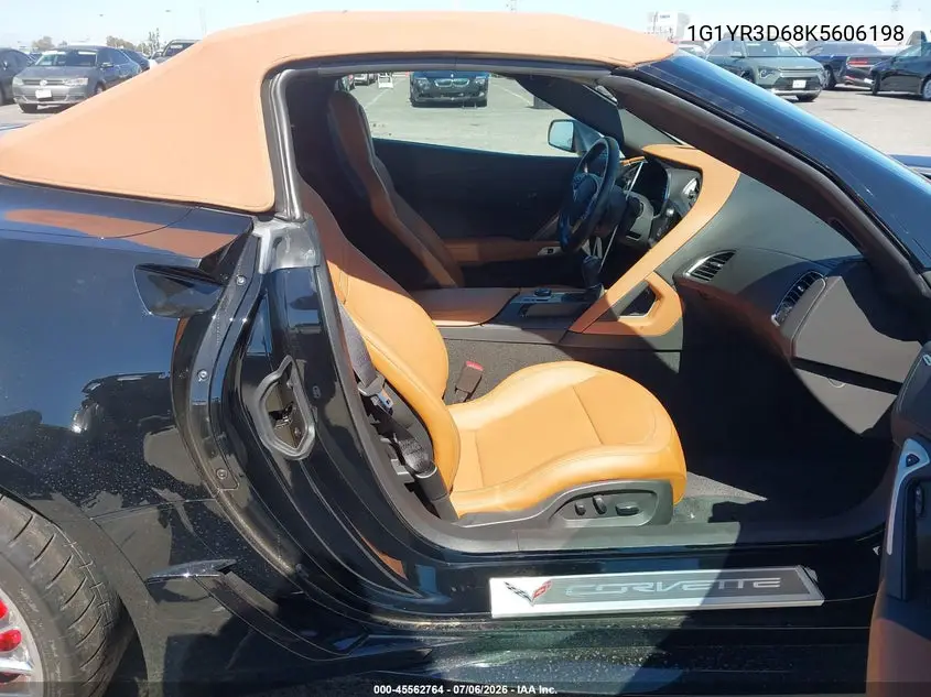 2019 Chevrolet Corvette Z06 VIN: 1G1YR3D68K5606198 Lot: 45562764
