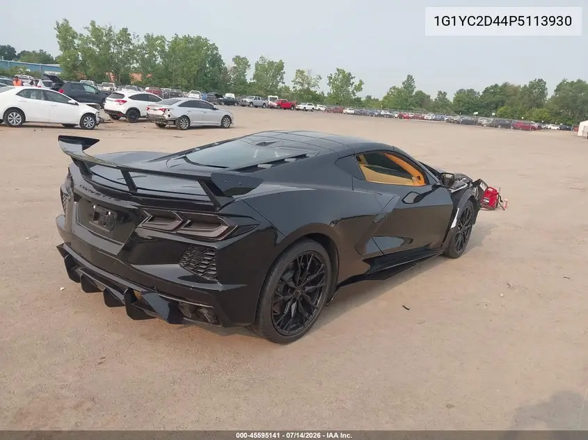 2023 Chevrolet Corvette Stingray Rwd 3Lt VIN: 1G1YC2D44P5113930 Lot: 45595141