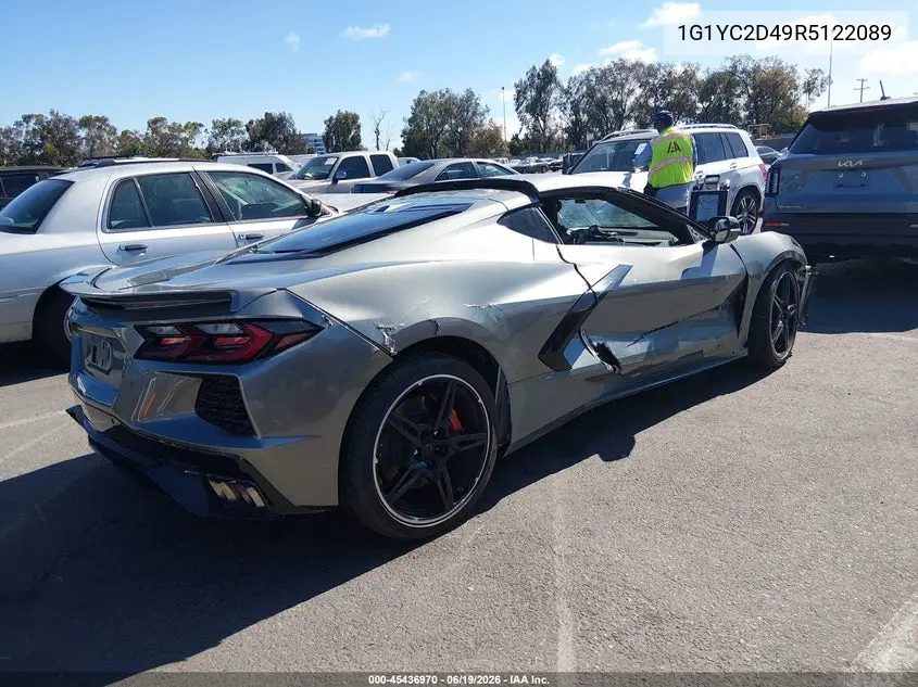 1G1YC2D49R5122089 2024 Chevrolet Corvette Stingray Rwd 3Lt