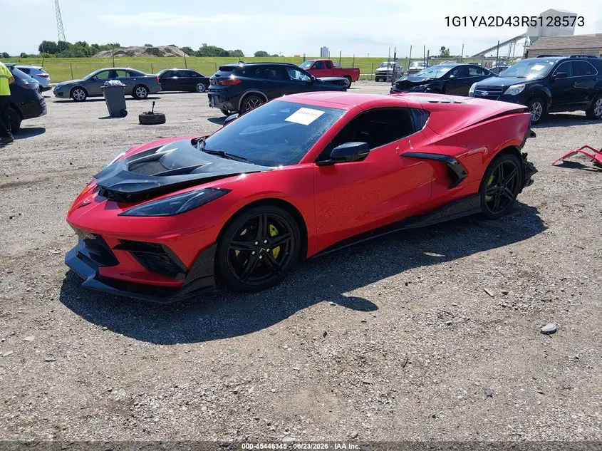 2024 Chevrolet Corvette Stingray Rwd 1Lt VIN: 1G1YA2D43R5128573 Lot: 45446345