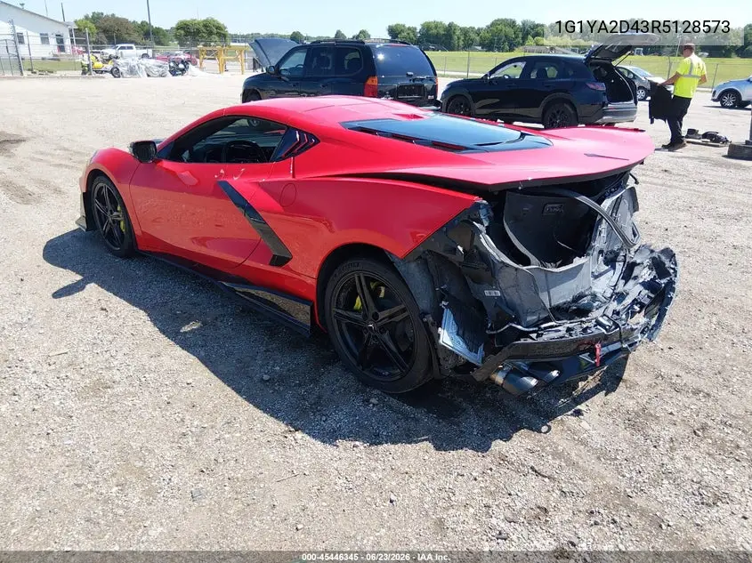 2024 Chevrolet Corvette Stingray Rwd 1Lt VIN: 1G1YA2D43R5128573 Lot: 45446345