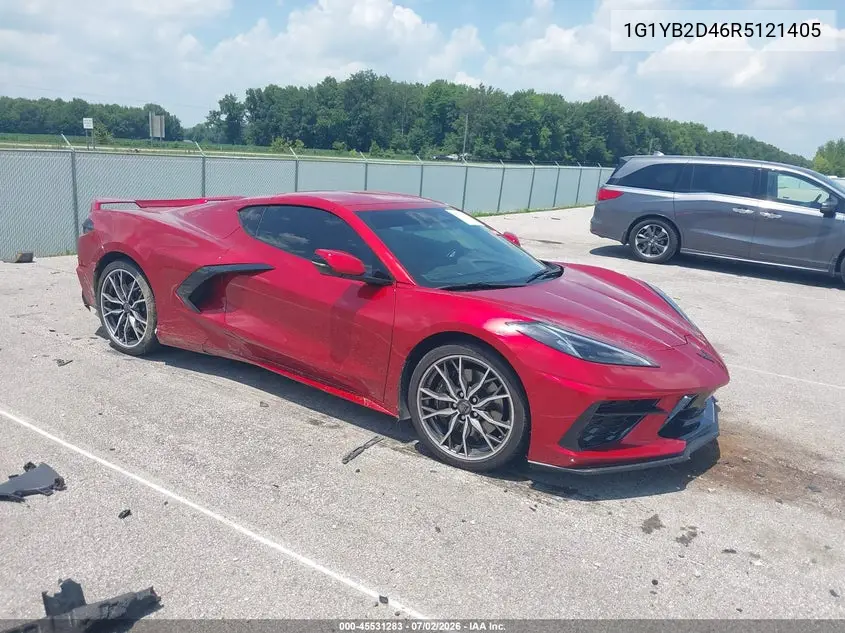 2024 Chevrolet Corvette Stingray Rwd 2Lt VIN: 1G1YB2D46R5121405 Lot: 45531283