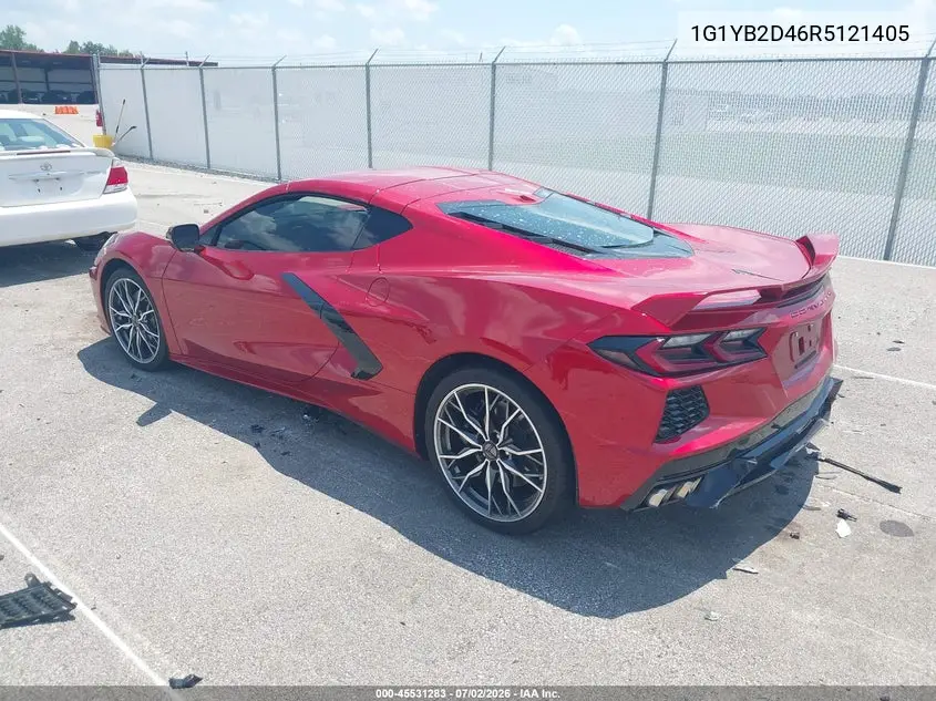 2024 Chevrolet Corvette Stingray Rwd 2Lt VIN: 1G1YB2D46R5121405 Lot: 45531283