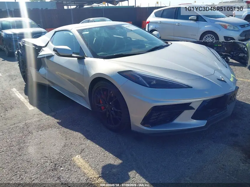 2024 Chevrolet Corvette Stingray Rwd 3Lt VIN: 1G1YC3D48R5105130 Lot: 45546756