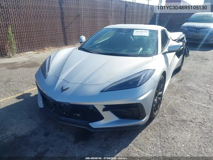 2024 Chevrolet Corvette Stingray Rwd 3Lt VIN: 1G1YC3D48R5105130 Lot: 45546756
