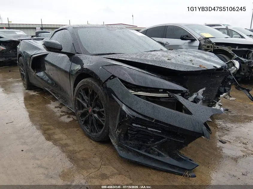 2025 Chevrolet Corvette Stingray Rwd 2Lt VIN: 1G1YB3D47S5106245 Lot: 45624145