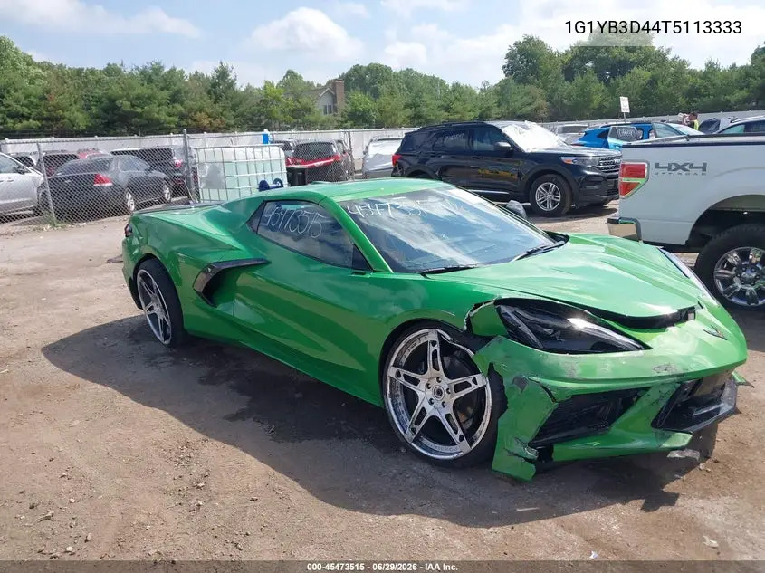 2026 Chevrolet Corvette Stingray , 2Lt, Rwd VIN: 1G1YB3D44T5113333 Lot: 45473515