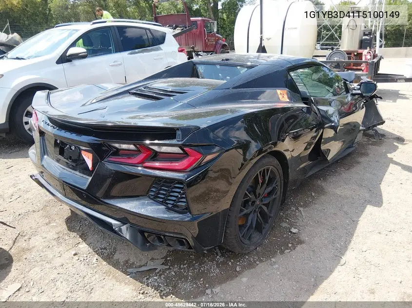 2026 Chevrolet Corvette Stingray , 2Lt, Rwd VIN: 1G1YB3D41T5100149 Lot: 45629442