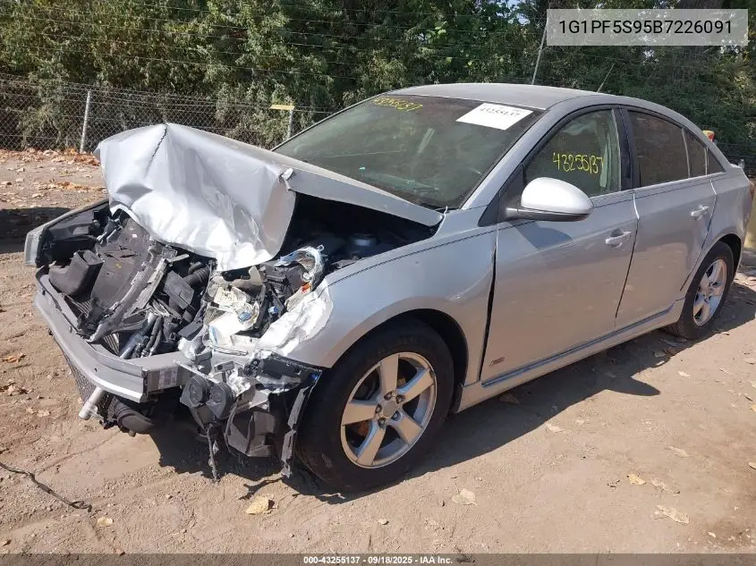 1G1PF5S95B7226091 2011 Chevrolet Cruze 1Lt