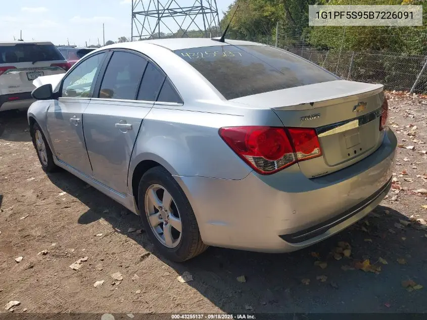 1G1PF5S95B7226091 2011 Chevrolet Cruze 1Lt
