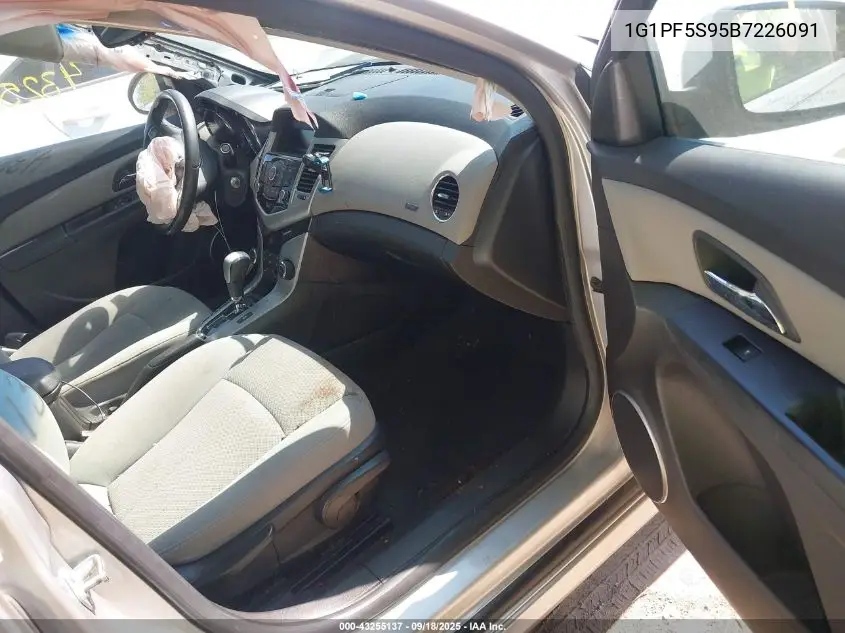 1G1PF5S95B7226091 2011 Chevrolet Cruze 1Lt