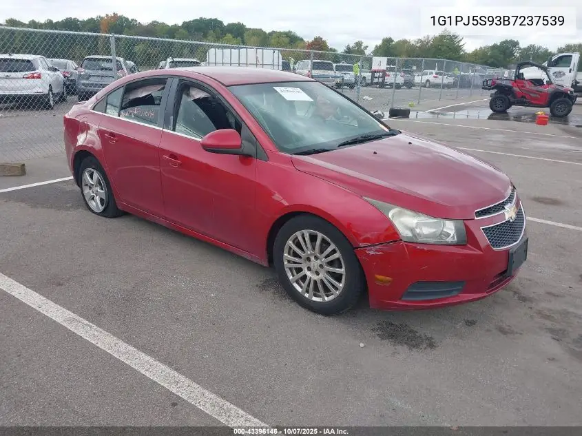 1G1PJ5S93B7237539 2011 Chevrolet Cruze Eco