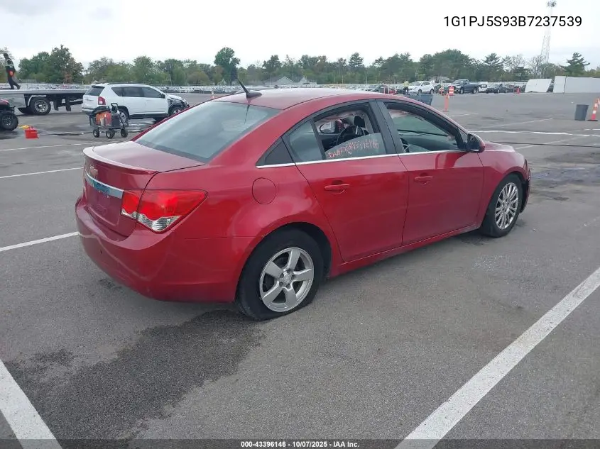 1G1PJ5S93B7237539 2011 Chevrolet Cruze Eco