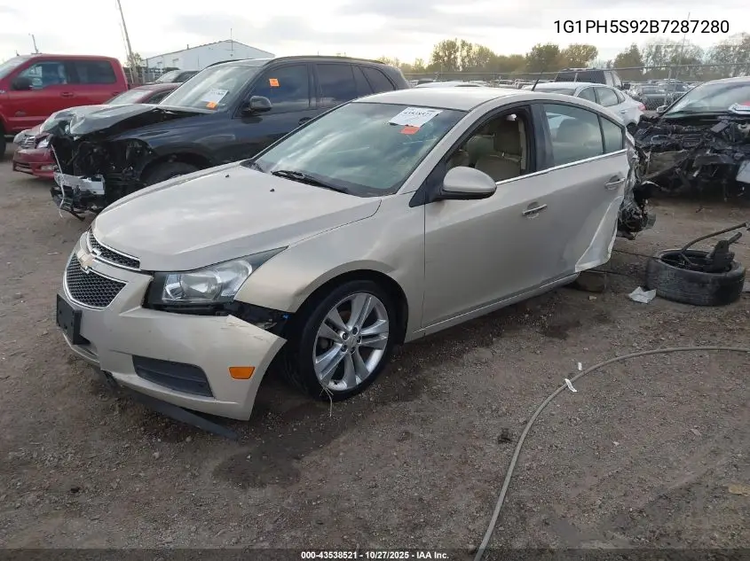 1G1PH5S92B7287280 2011 Chevrolet Cruze Ltz