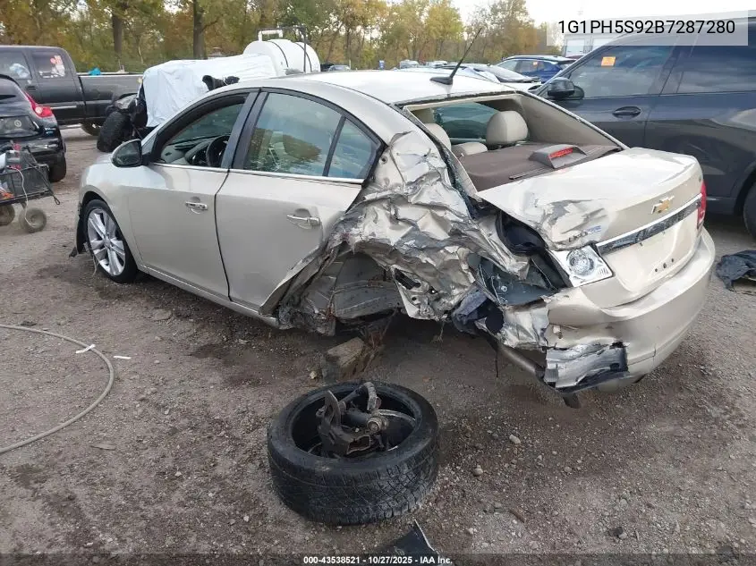 1G1PH5S92B7287280 2011 Chevrolet Cruze Ltz