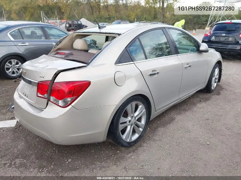 1G1PH5S92B7287280 2011 Chevrolet Cruze Ltz