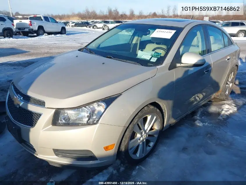 1G1PH5S9XB7146862 2011 Chevrolet Cruze Ltz
