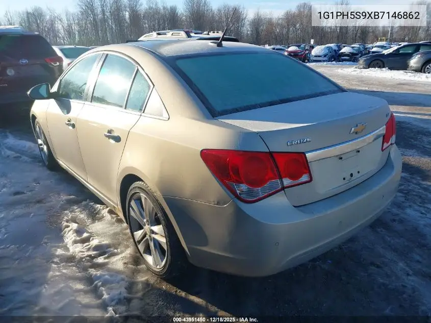 1G1PH5S9XB7146862 2011 Chevrolet Cruze Ltz