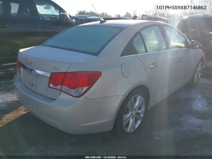 1G1PH5S9XB7146862 2011 Chevrolet Cruze Ltz