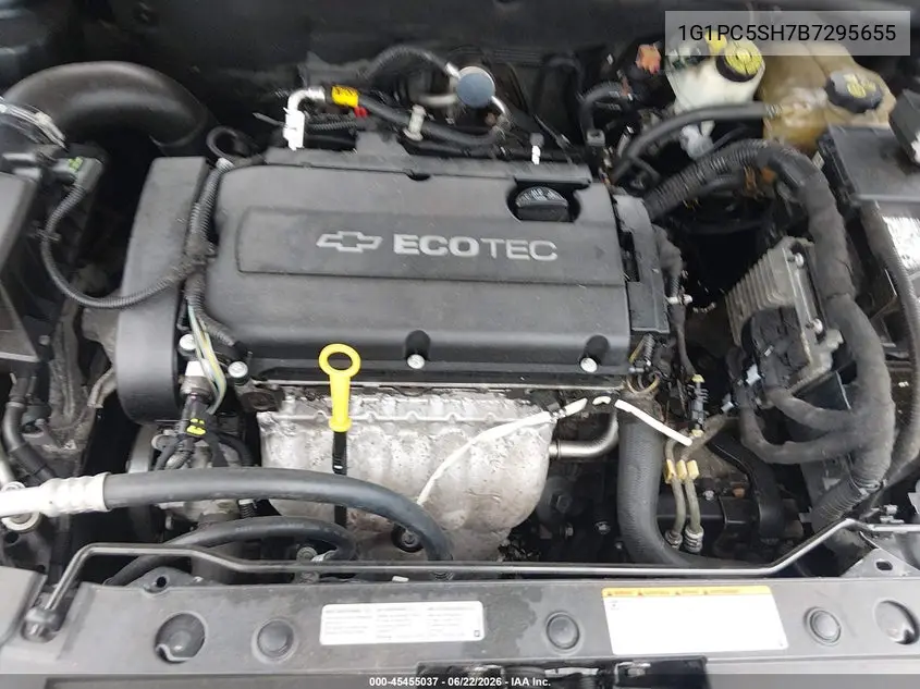 1G1PC5SH7B7295655 2011 Chevrolet Cruze Ls