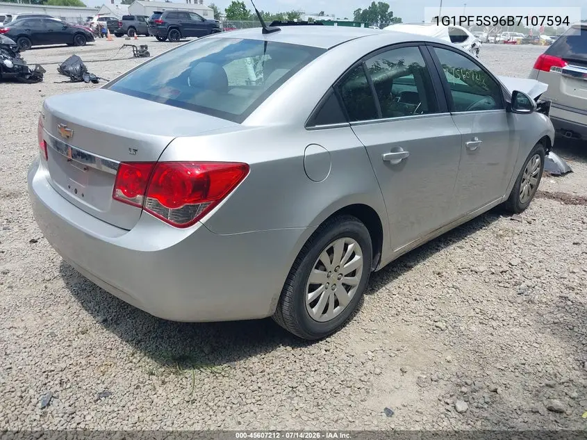 2011 Chevrolet Cruze 1Lt VIN: 1G1PF5S96B7107594 Lot: 45607212