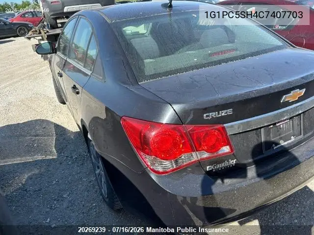 2012 Chevrolet Cruze Ls VIN: 1G1PC5SH4C7407703 Lot: 20269239