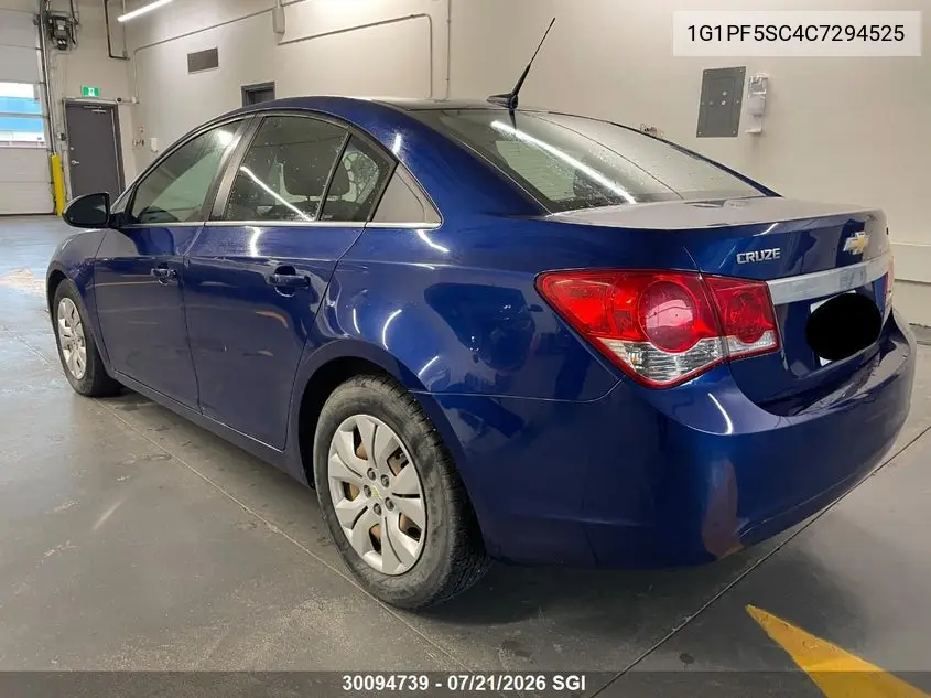 2012 Chevrolet Cruze Lt VIN: 1G1PF5SC4C7294525 Lot: 30094739