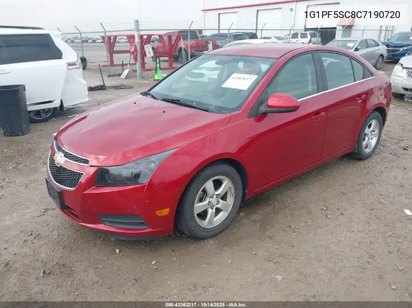 1G1PF5SC8C7190720 2012 Chevrolet Cruze 1Lt