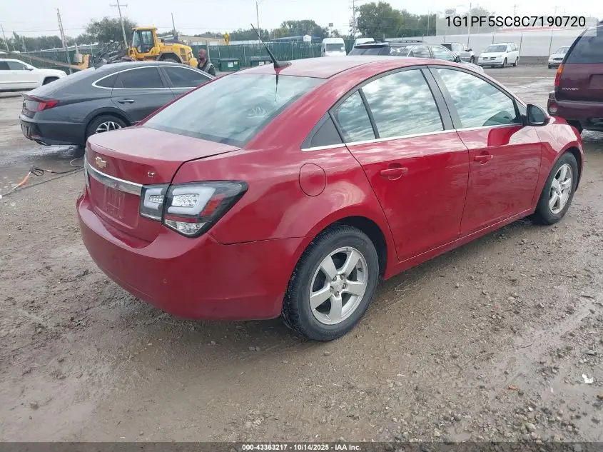 1G1PF5SC8C7190720 2012 Chevrolet Cruze 1Lt
