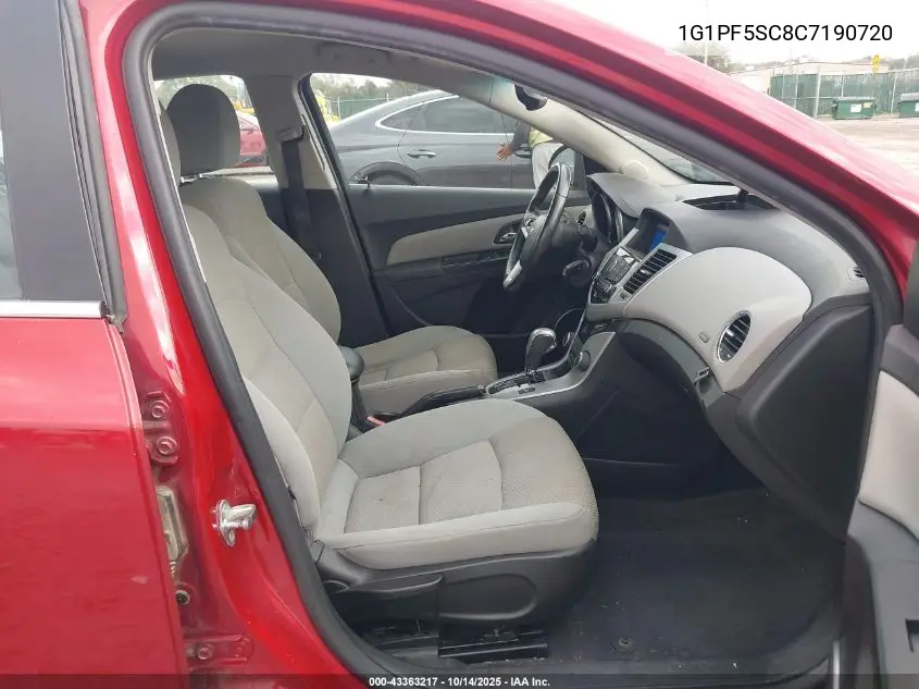 1G1PF5SC8C7190720 2012 Chevrolet Cruze 1Lt