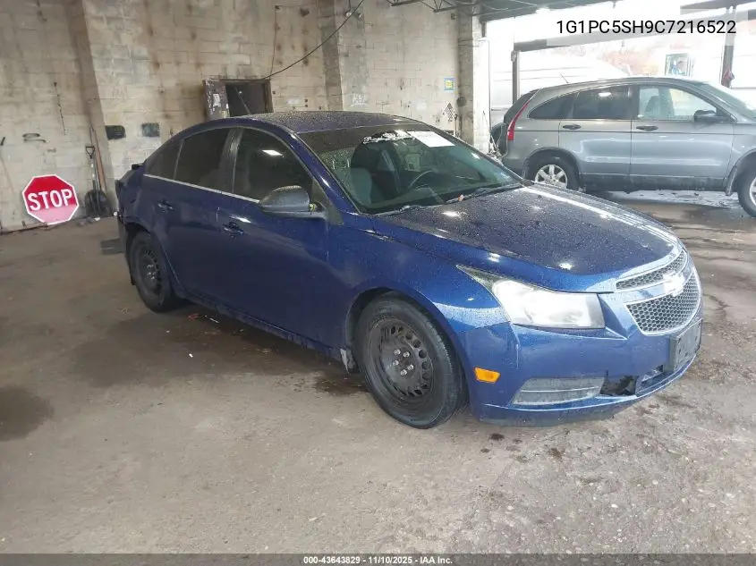 1G1PC5SH9C7216522 2012 Chevrolet Cruze Ls