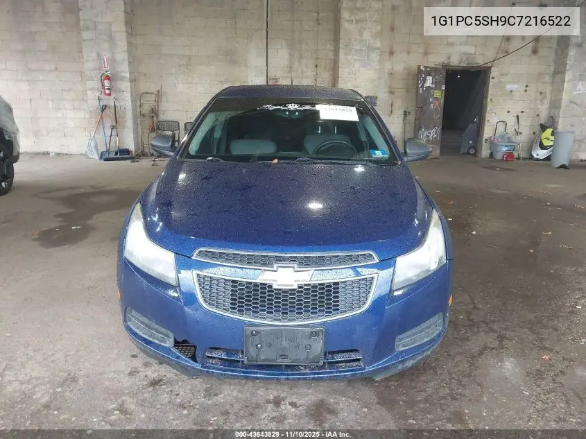 1G1PC5SH9C7216522 2012 Chevrolet Cruze Ls