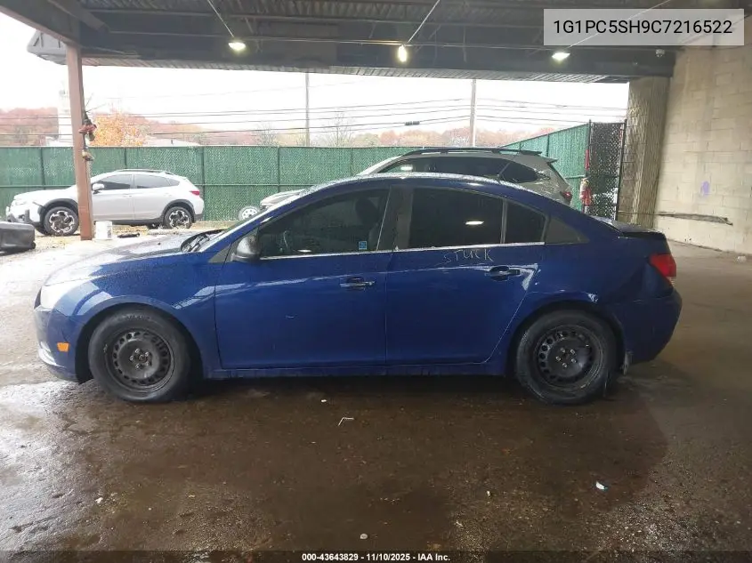 1G1PC5SH9C7216522 2012 Chevrolet Cruze Ls