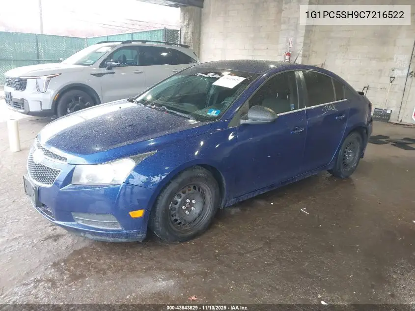 1G1PC5SH9C7216522 2012 Chevrolet Cruze Ls