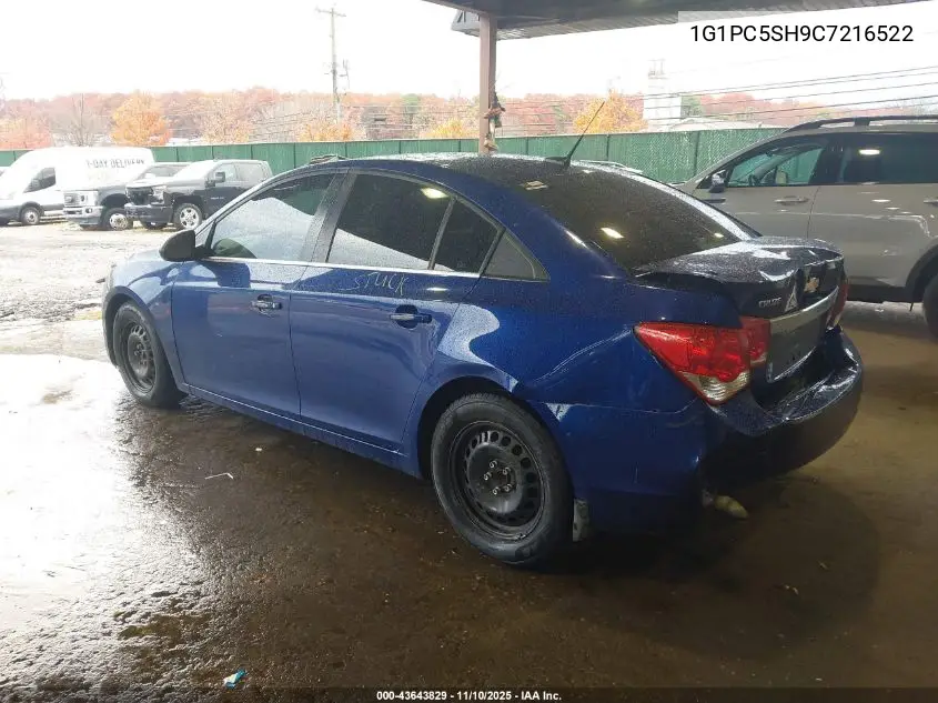 1G1PC5SH9C7216522 2012 Chevrolet Cruze Ls