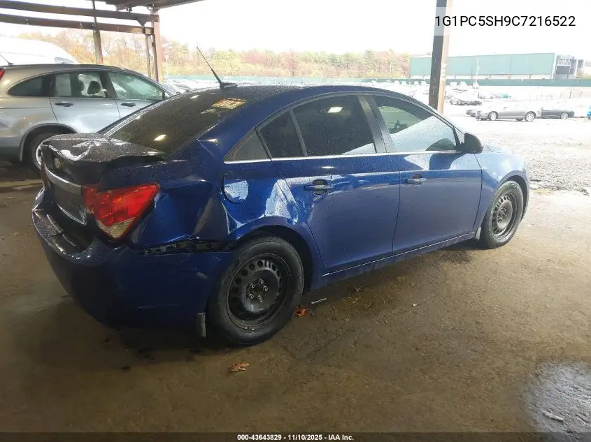 1G1PC5SH9C7216522 2012 Chevrolet Cruze Ls