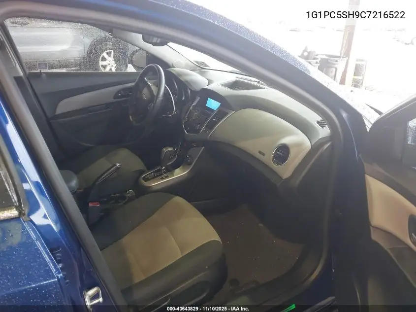 1G1PC5SH9C7216522 2012 Chevrolet Cruze Ls